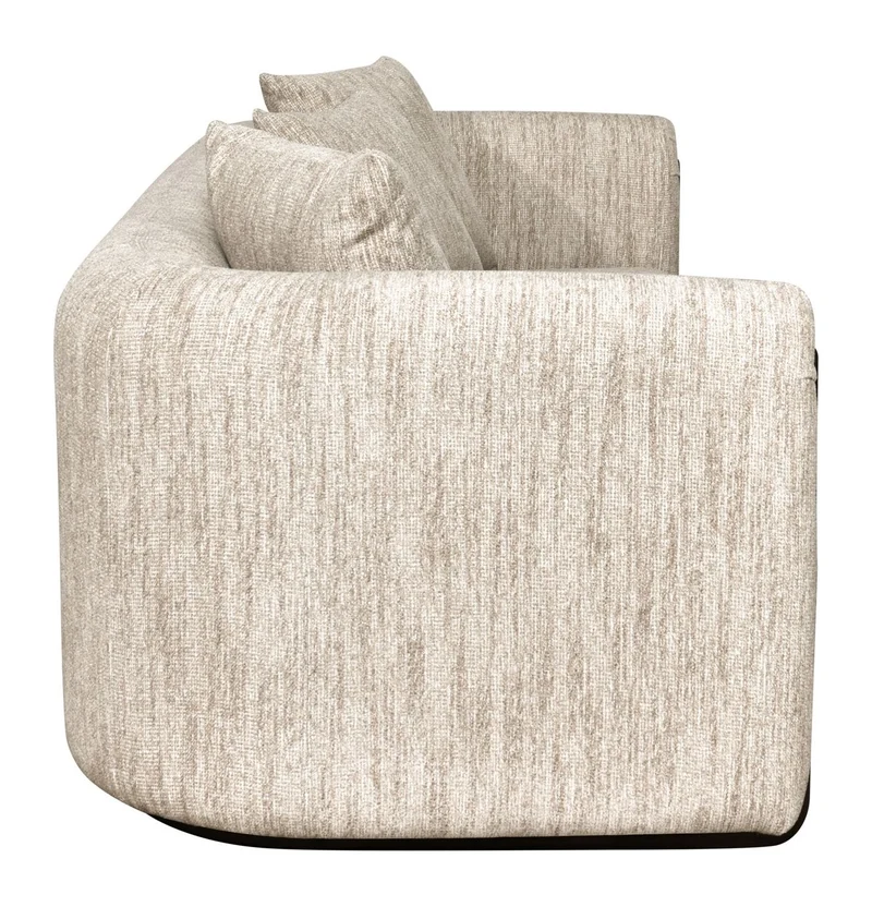 Sofa Winslov Natural Softweave – 3-Sitzer mit Eschenholz-Akzenten