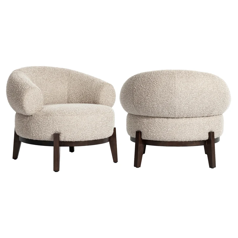 Lounge Stuhl Montana von Richmond in Natural Chunky, fire retardant