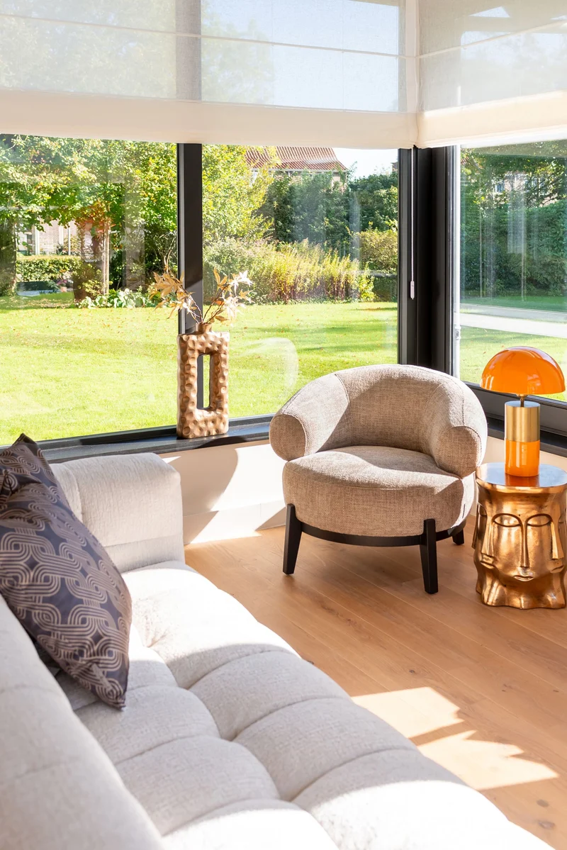 Lounge Stuhl Montana von Richmond in Natural Chunky, fire retardant