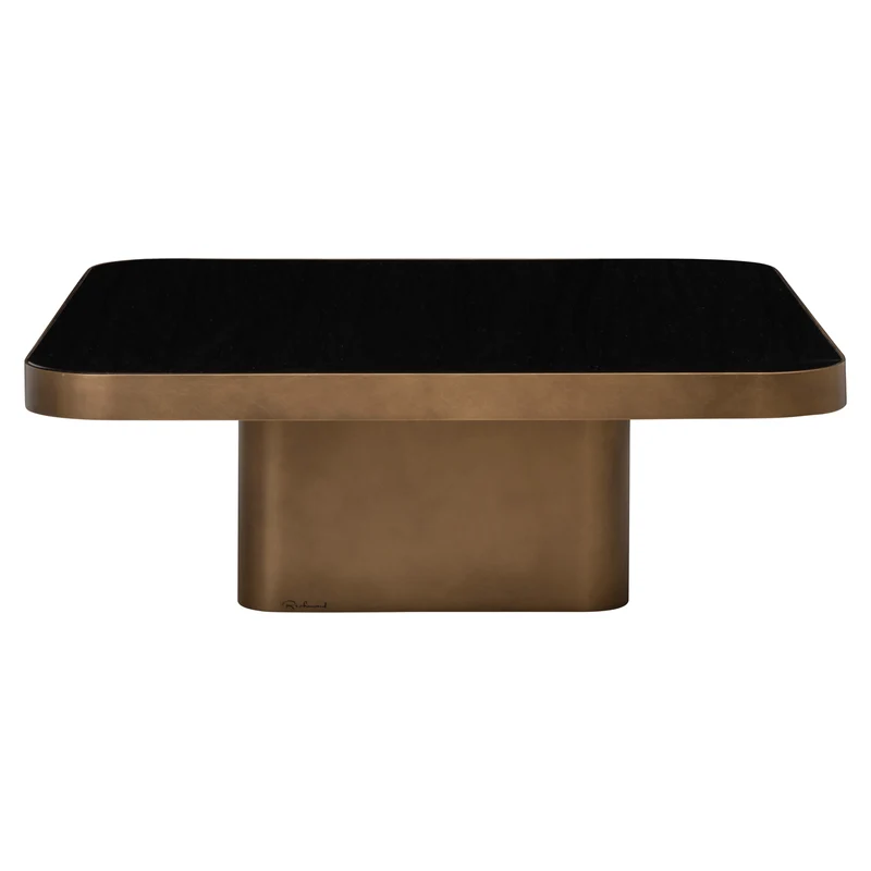 Richmond Couchtisch Claridge beige 90x90 cm, Keramik & Glas