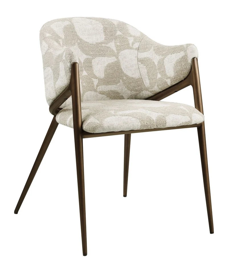 Esszimmerstuhl Gwen natural oasis von Richmond mit Polyester-Bezug