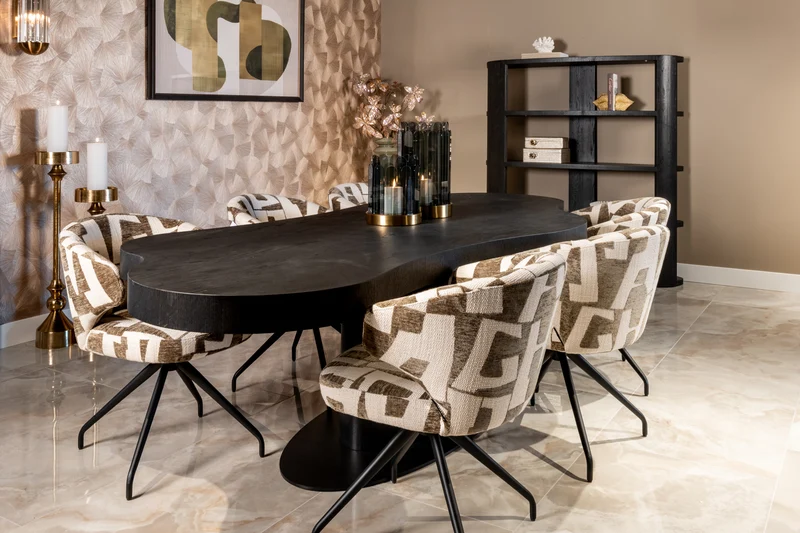 Esszimmerstuhl Milly Biscotti mit Drehfunktion – Richmond