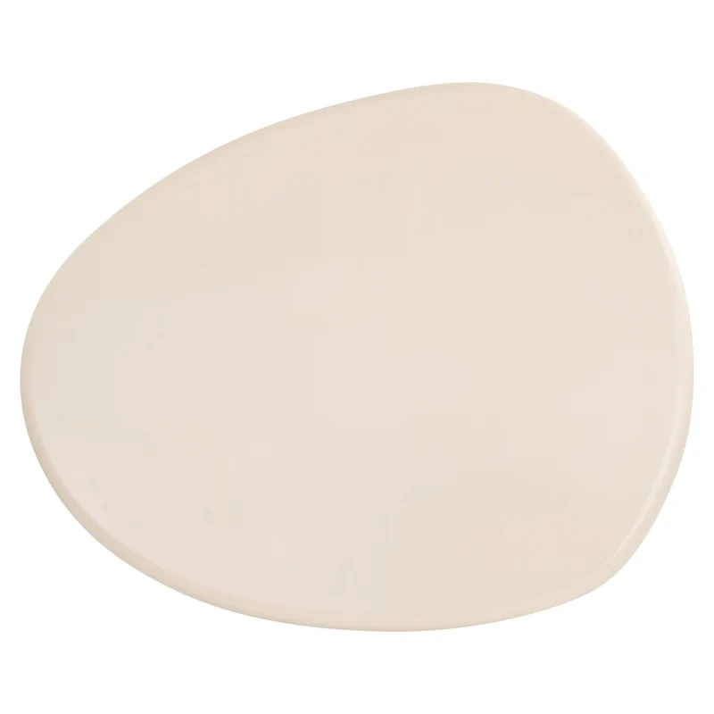 Couchtisch Clayton beige 110x90 cm – organisches Design, MDF