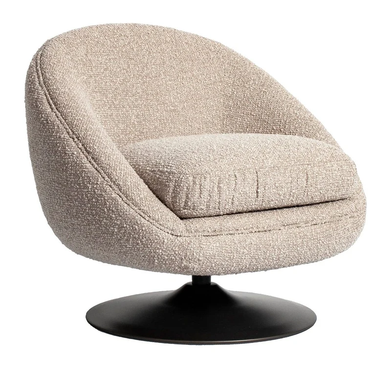 Lounge Sessel Nodo natural chunky, drehbar, Richmond Design