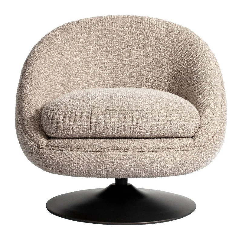Lounge Sessel Nodo natural chunky, drehbar, Richmond Design