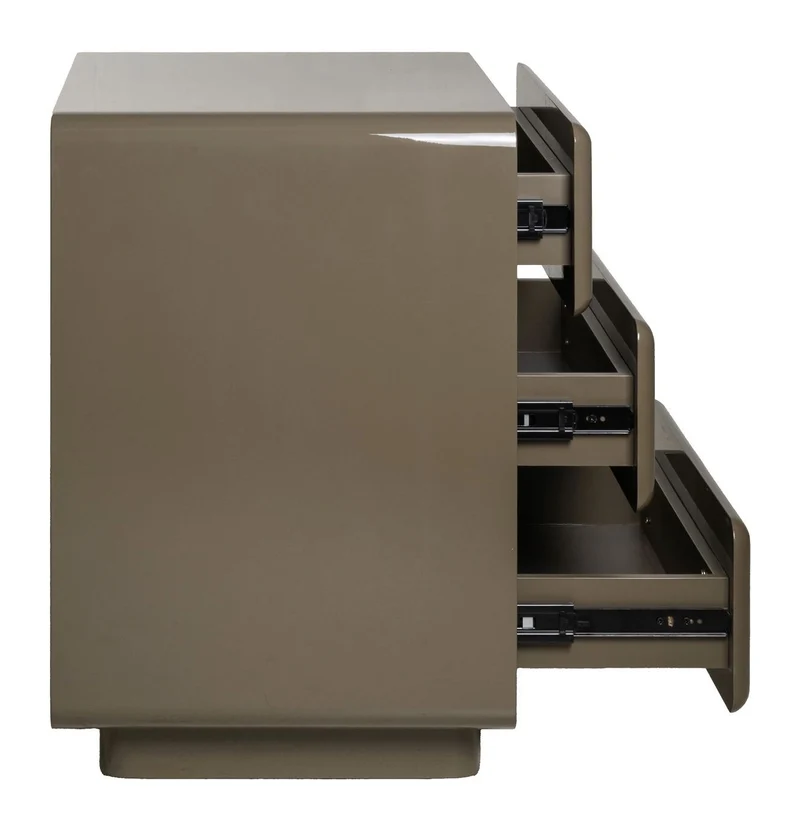 Nachttisch Demy Clay green – MDF Beistelltisch fürs Schlafzimmer