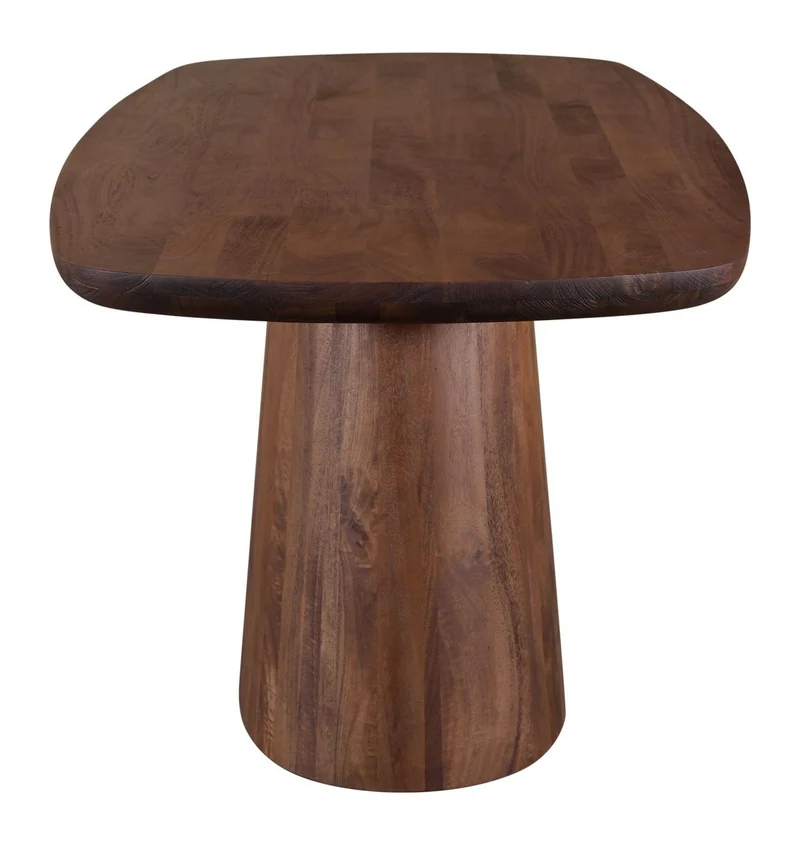Thekentisch Baldwin – Massivholz Bartisch in Spicebrown, 200x100 cm