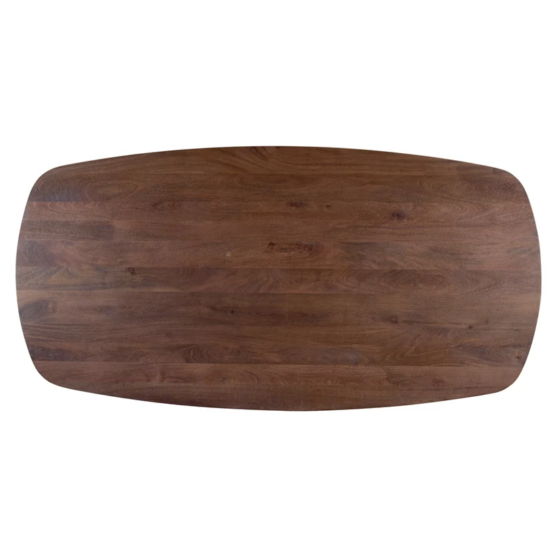 Thekentisch Baldwin – Massivholz Bartisch in Spicebrown, 200x100 cm