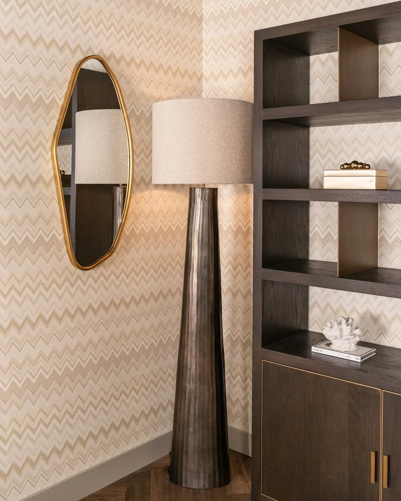Richmond Stehlampe Velvyn Bronze – schlanke Design-Stehleuchte E27