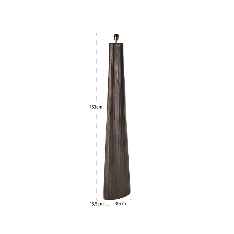 Richmond Stehlampe Velvyn Bronze – schlanke Design-Stehleuchte E27