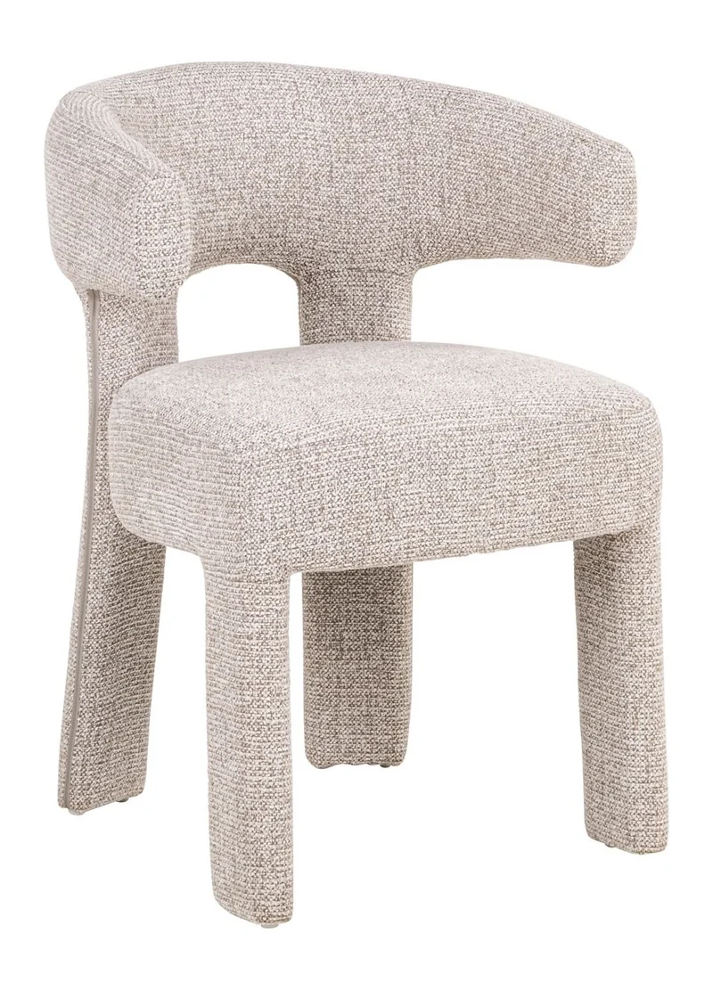 Esszimmerstuhl Nerio Natural Fancy mit gepolsterter Sitzfläche