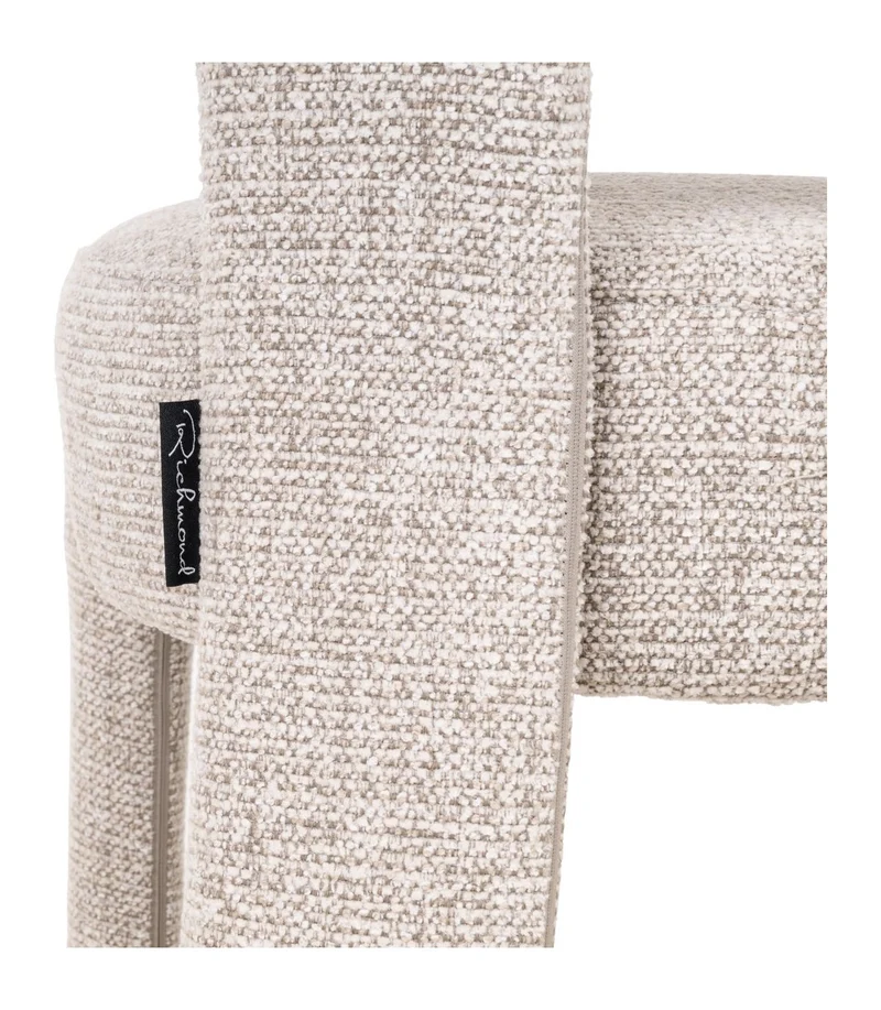 Esszimmerstuhl Nerio Natural Fancy mit gepolsterter Sitzfläche