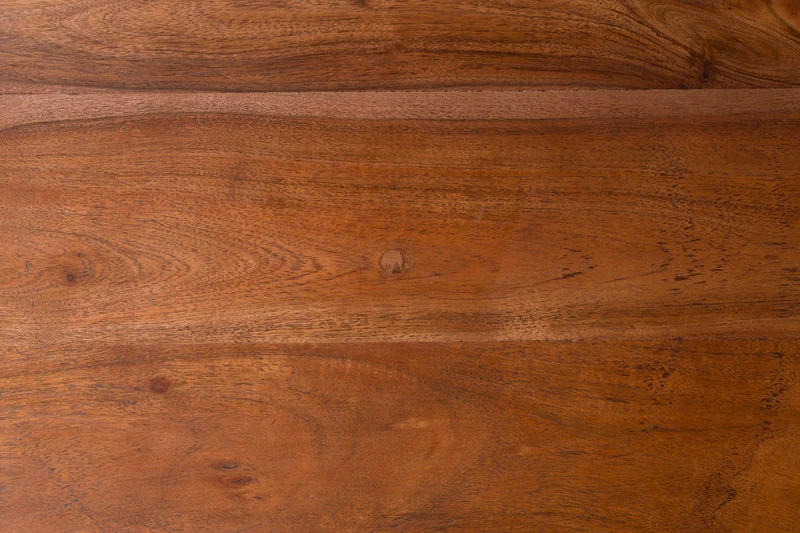 Couchtisch Floss Walnut aus Akazienholz, rund in Braun von Zuiver