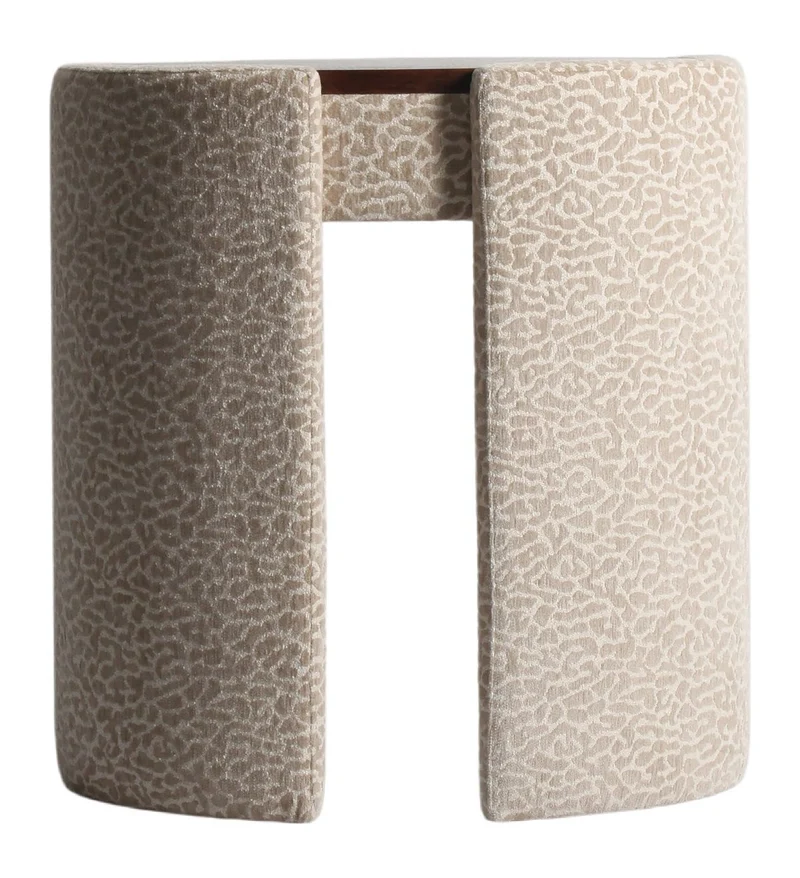 Schreibtisch Roxenne Beige Leopard mit Spiegel & Stauraum