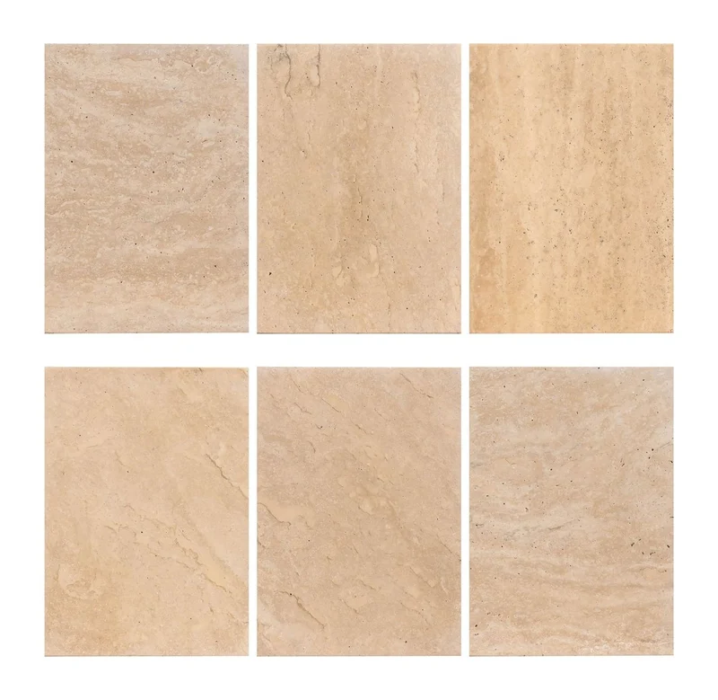 Couchtisch Alexander Jones Biltmore rund, Travertin beige, Ø100 cm