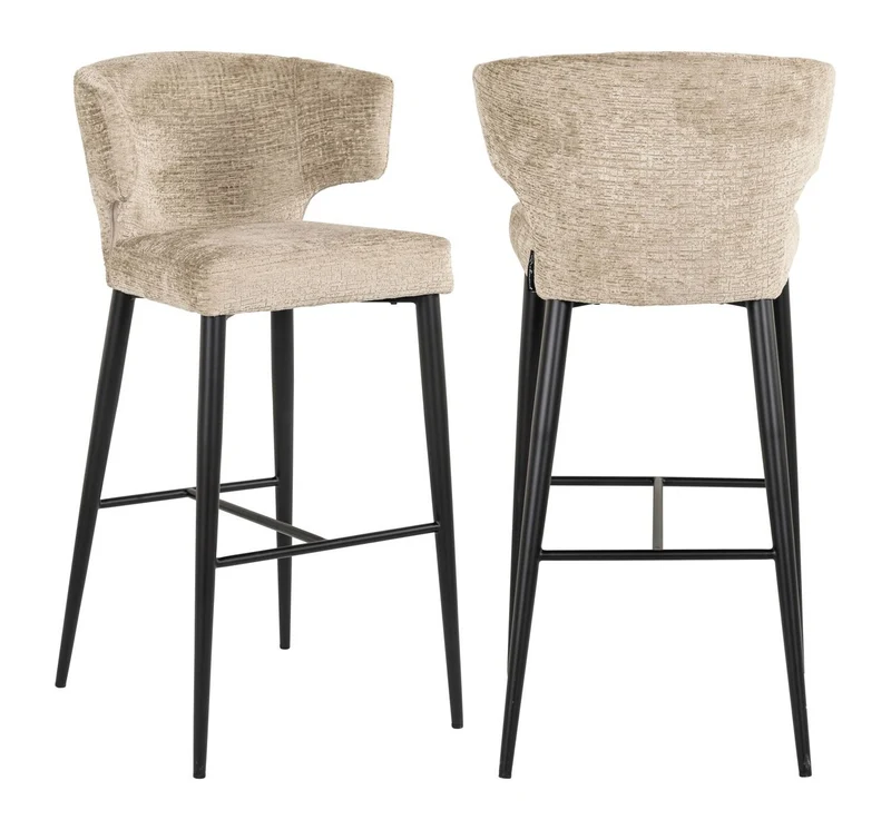 Barhocker Taylor Desert Fusion – schwer entflammbar, Metallgestell