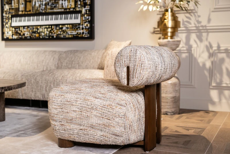 Lounge Stuhl Arabella greige coco – Richmond Sitzkomfort