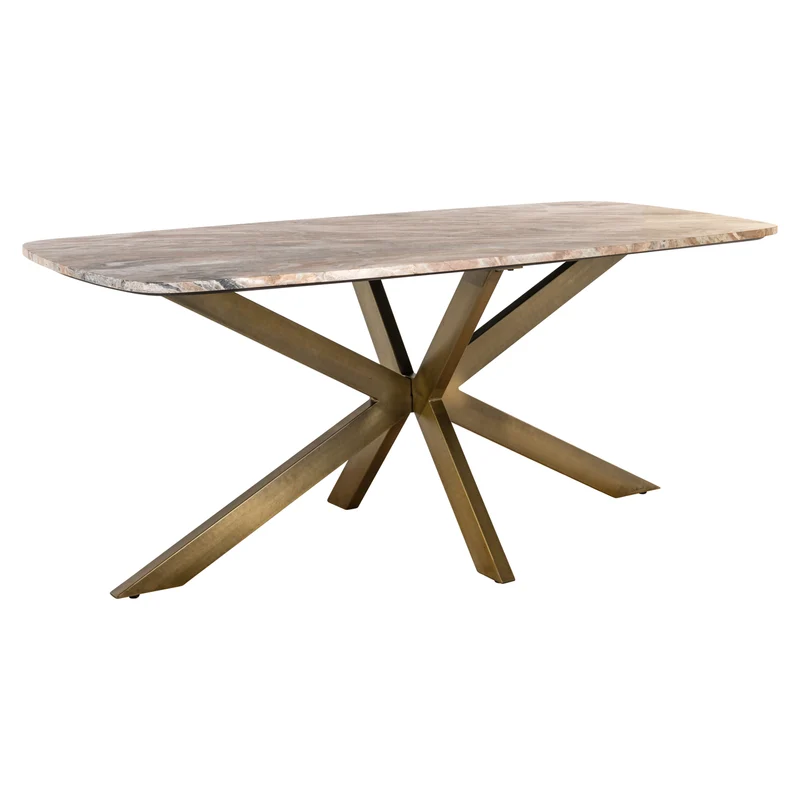 Esstisch Bottega Blush Beige oval 220 cm, Toronto-Marmor, Richmond