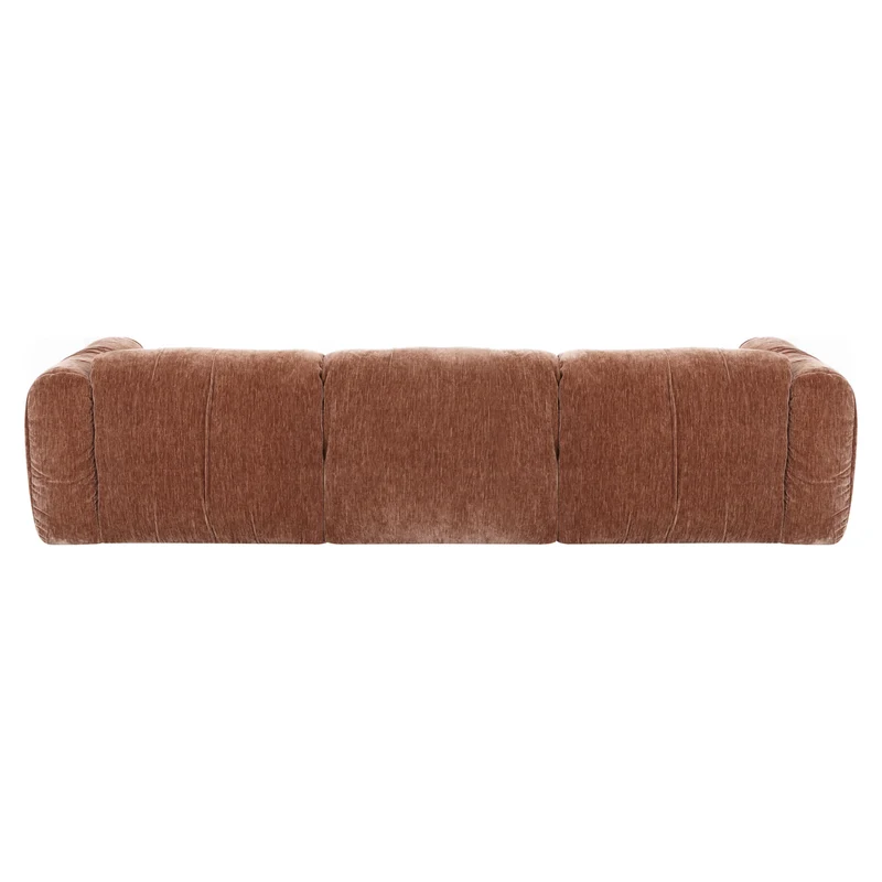 Sofa Monty be straight Coffee – XL-3-Sitzer, Eschefurnier, 288 cm