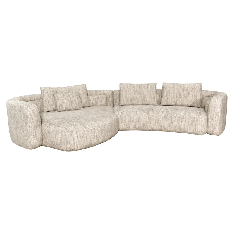 Richmond Sofa Augusto Lounge links, Natural Softweave, 389 cm
