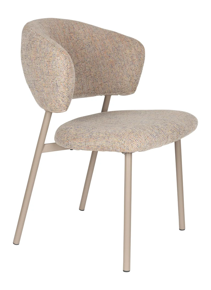 Esszimmerstuhl Jasmine im 2er-Set, Multicolour mit Metallgestell