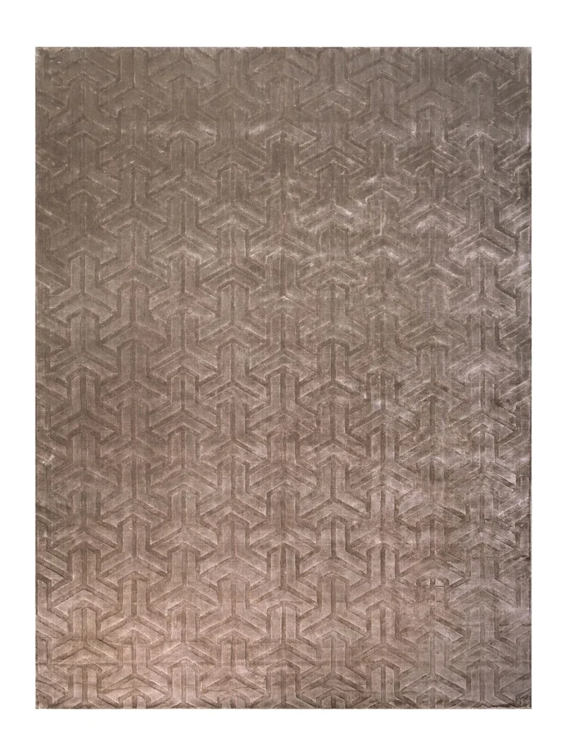 Teppich Arles 300x400 cm taupe – edler Viskose-Baumwoll-Mix Richmond