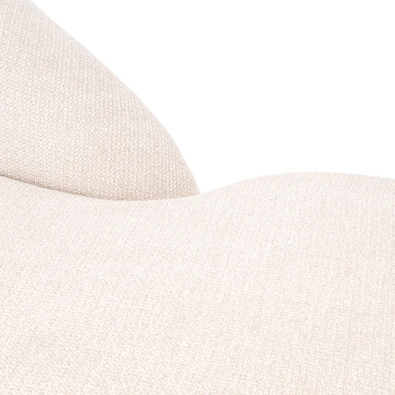 Richmond Sofa Emma Chaiselongue Cream Fancy – Skulpturales Design
