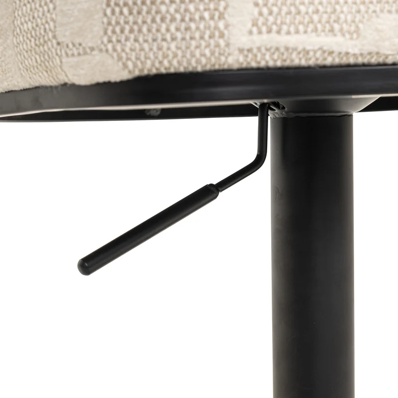 Barhocker Cheyenne höhenverstellbar, drehbar, beige graffic – Richmond