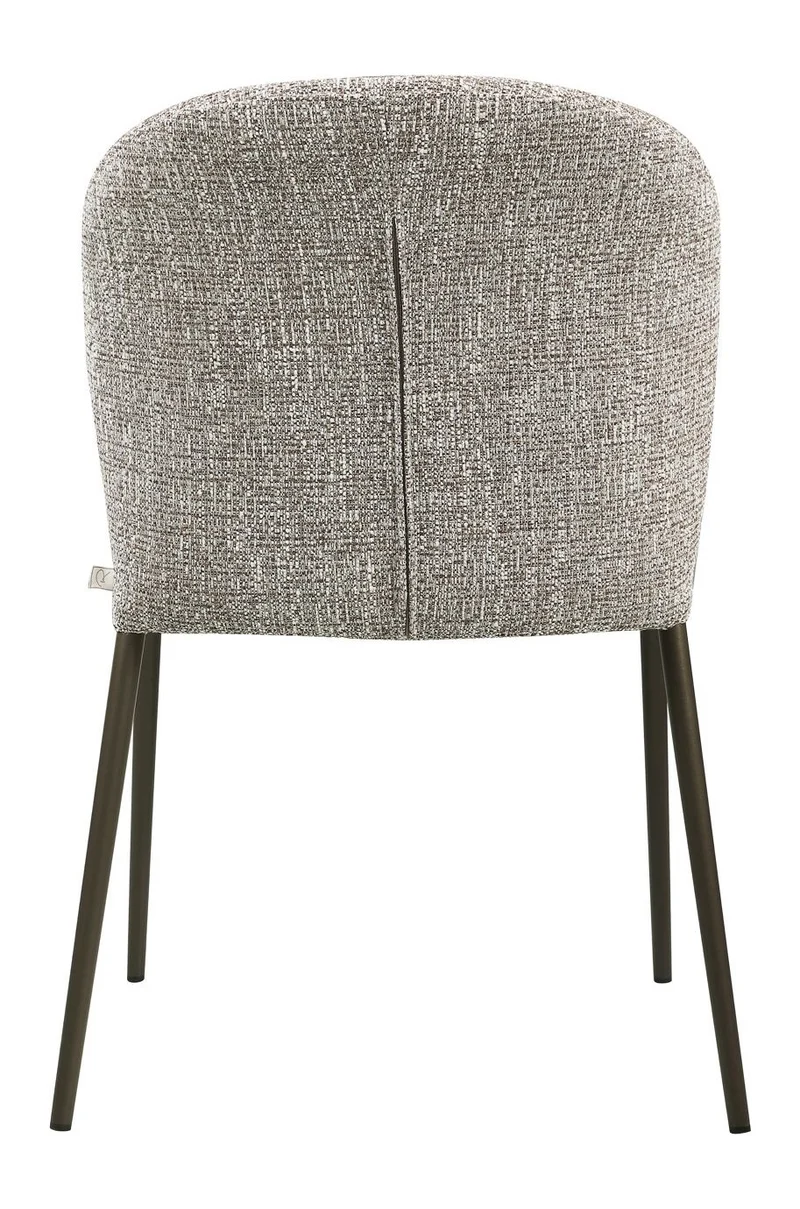 Esszimmerstuhl Stacker earth tweed im 2er-Set, stapelbar, Polyester