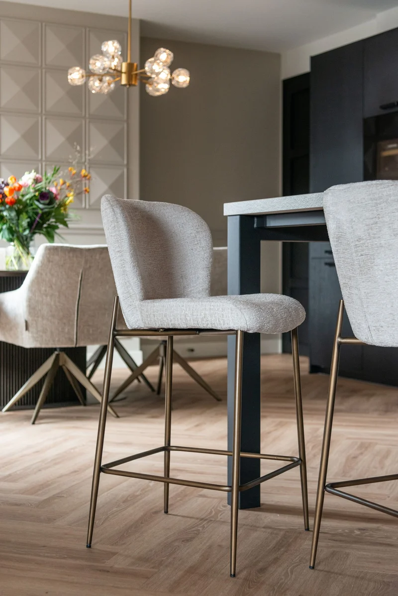 Barhocker Darby Cream Fusion, gepolstert, für Küche & Theke