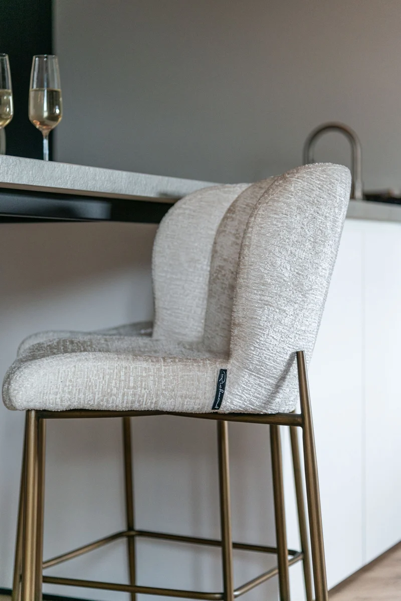 Barhocker Darby Cream Fusion, gepolstert, für Küche & Theke