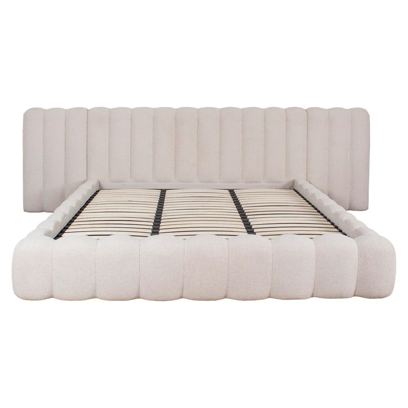 Polsterbett Cupidon 180x210 cm mit Bettkasten, Cream – Richmond