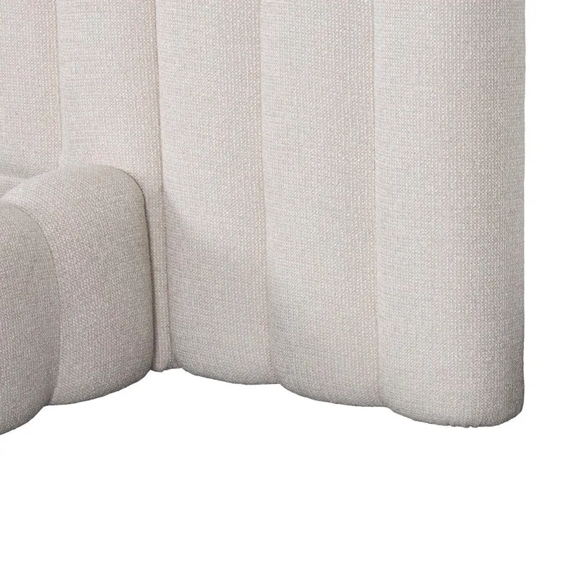 Polsterbett Cupidon 180x210 cm mit Bettkasten, Cream – Richmond