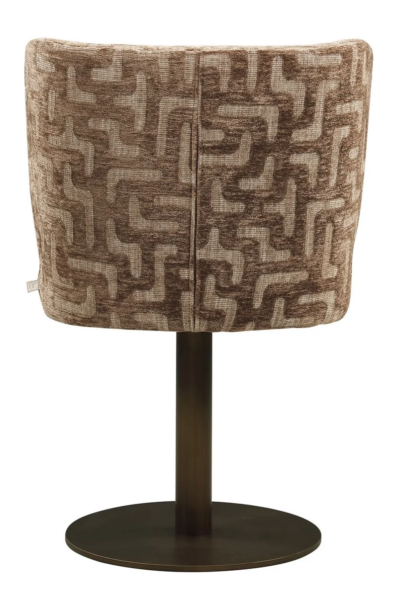 Esszimmerstuhl Fiona Brown Labyrinth mit Drehgestell von Richmond
