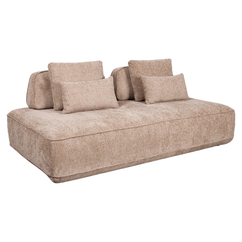 Sofa Tudor Mocca Boldweave – 2,5-Sitzer mit verstellbarer Rückenlehne