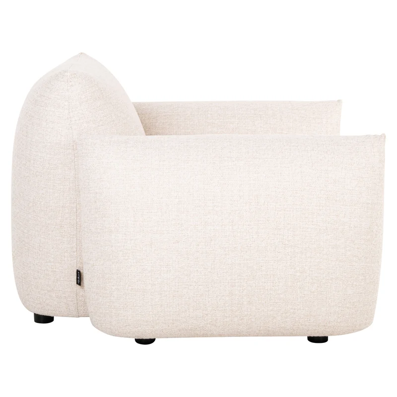 Outdoor Lounge Stuhl Dawson beige alpine mit Aluminiumgestell