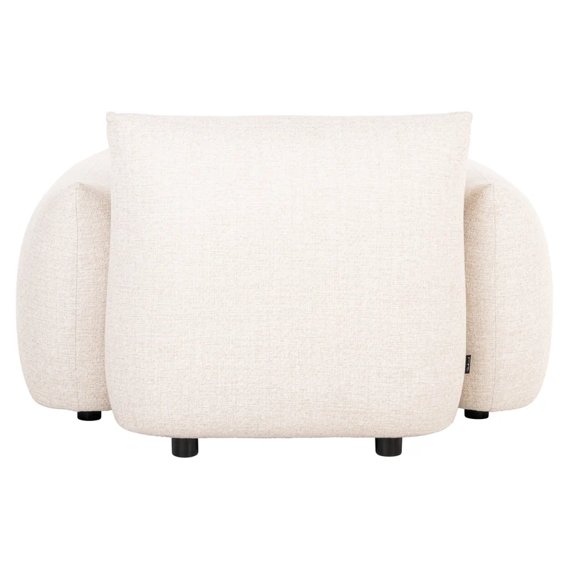 Outdoor Lounge Stuhl Dawson beige alpine mit Aluminiumgestell