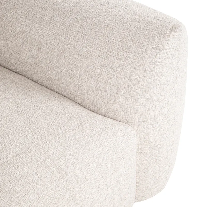 Outdoor Lounge Stuhl Dawson beige alpine mit Aluminiumgestell