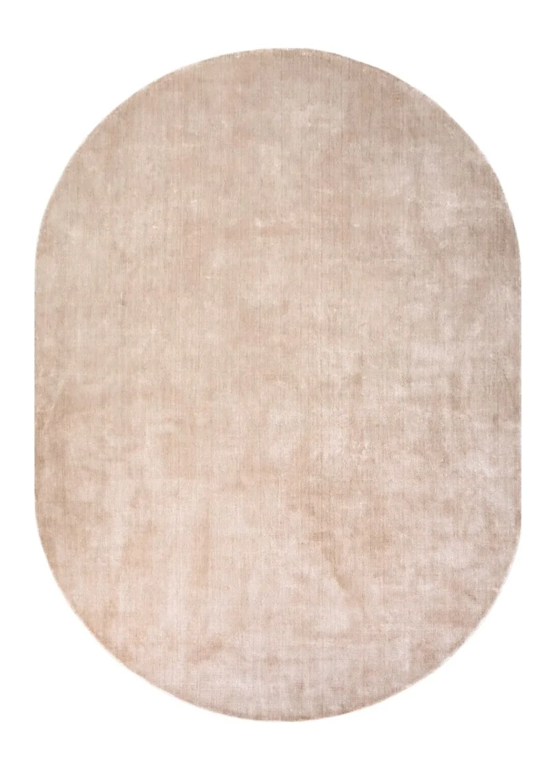 Teppich Millav beige 220x320 cm – weicher Viskose-Baumwoll-Teppich