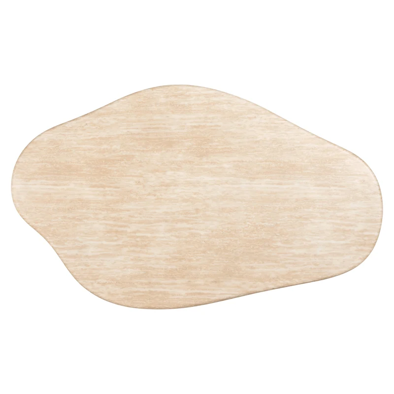 Richmond Couchtisch Fictus 130 cm Beige Faux-Travertin-Optik
