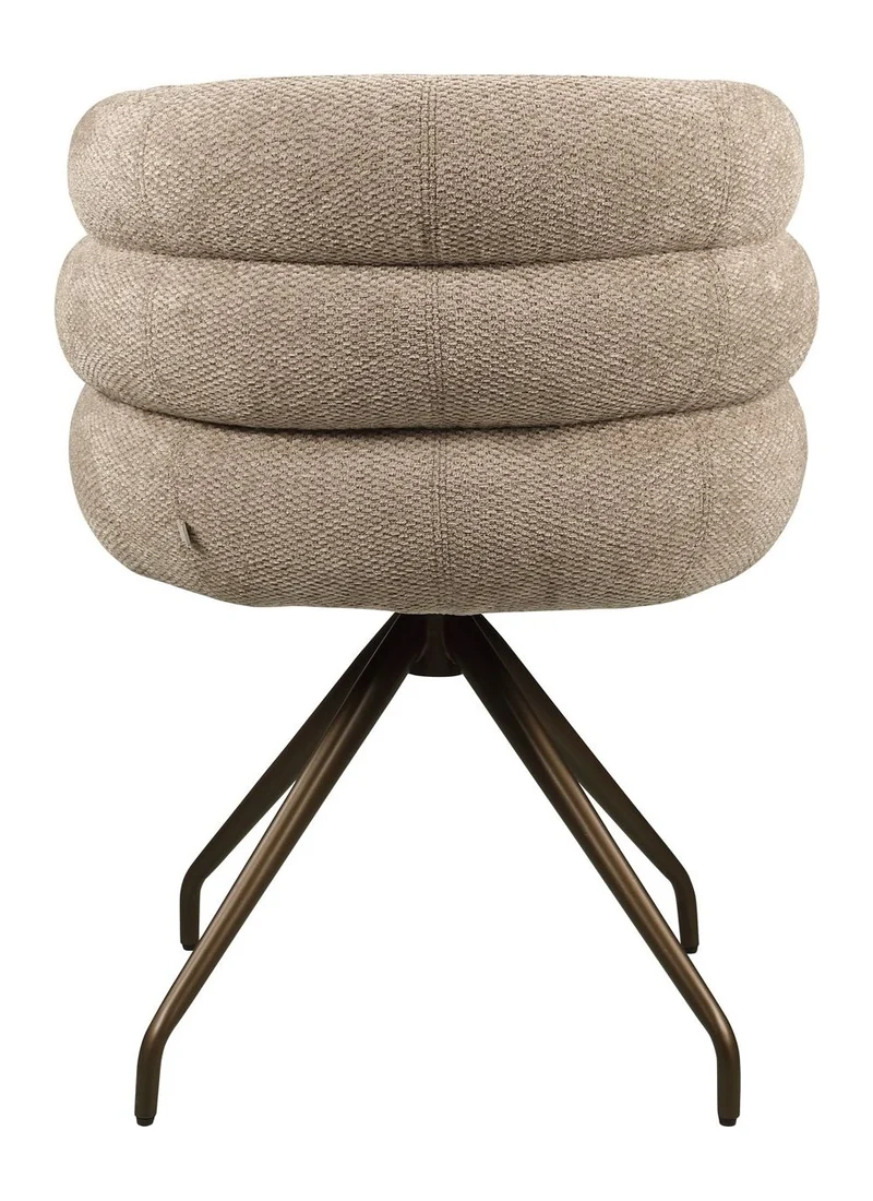 Esszimmerstuhl Kayla in Mocca Boldweave mit Drehfunktion