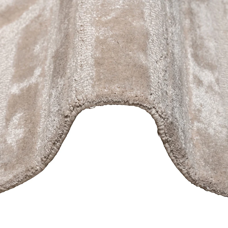 Teppich Lexy 200x300 cm natural – Flachgewebe aus Viskose & Baumwolle