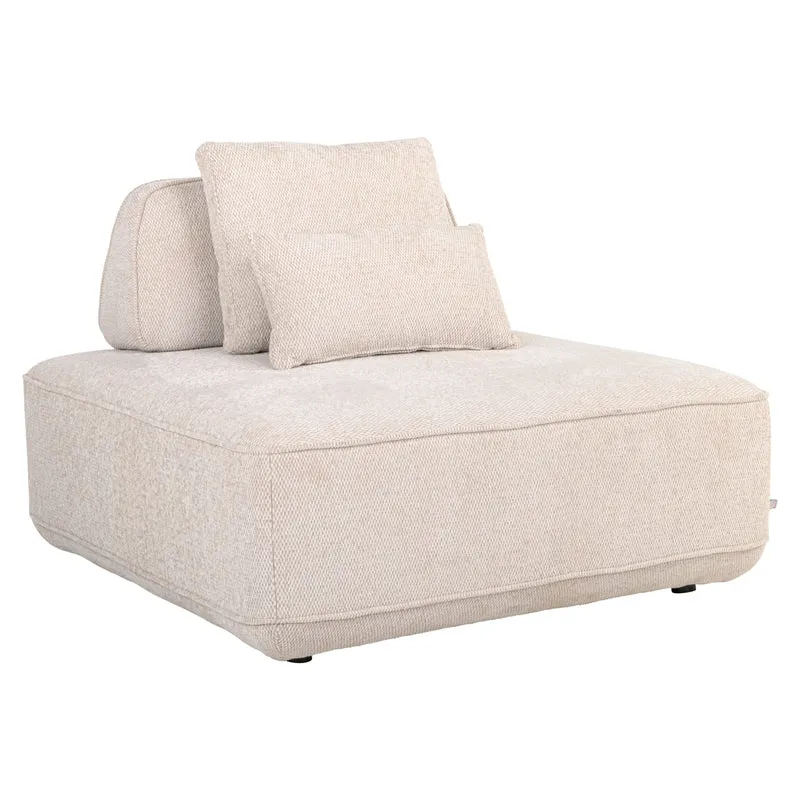 Sofa Tudor 1-Sitzer Natural Boldweave mit verschiebbarer Rückenlehne
