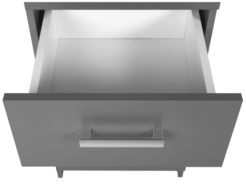 Schubladenkommode Kommode ELENZIO 4 Graphit Grau mit 4 Schubladen