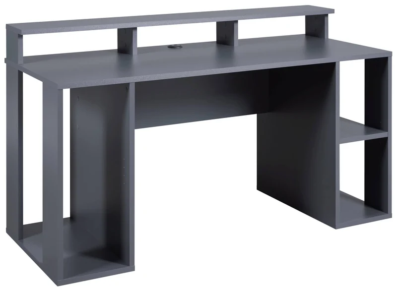 Computertisch MATCHPOINT Gaming Tisch Graphit Grau