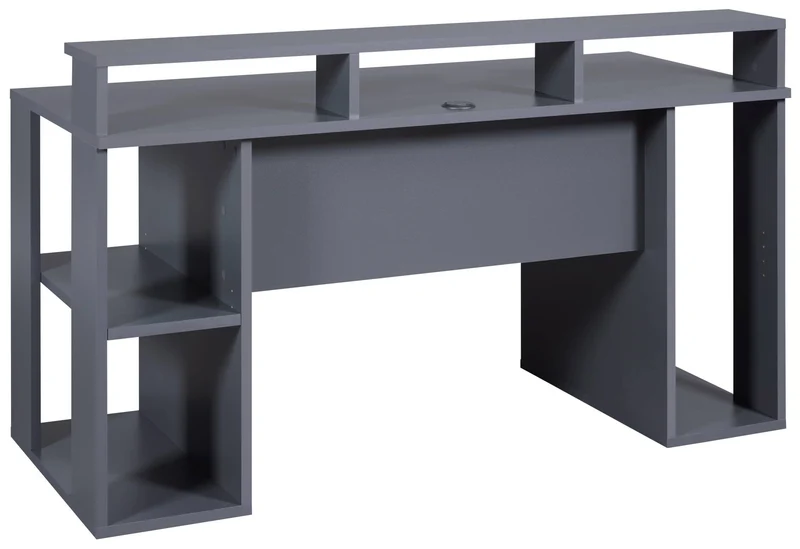 Computertisch MATCHPOINT Gaming Tisch Graphit Grau