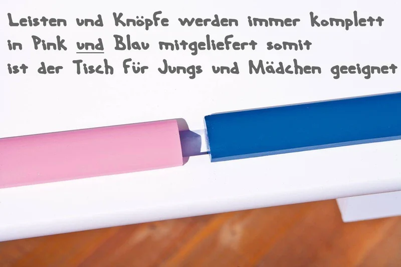 Kinderschreibtisch BARU mit Rollcontainer SIMON und Stuhl Bonnie Pink