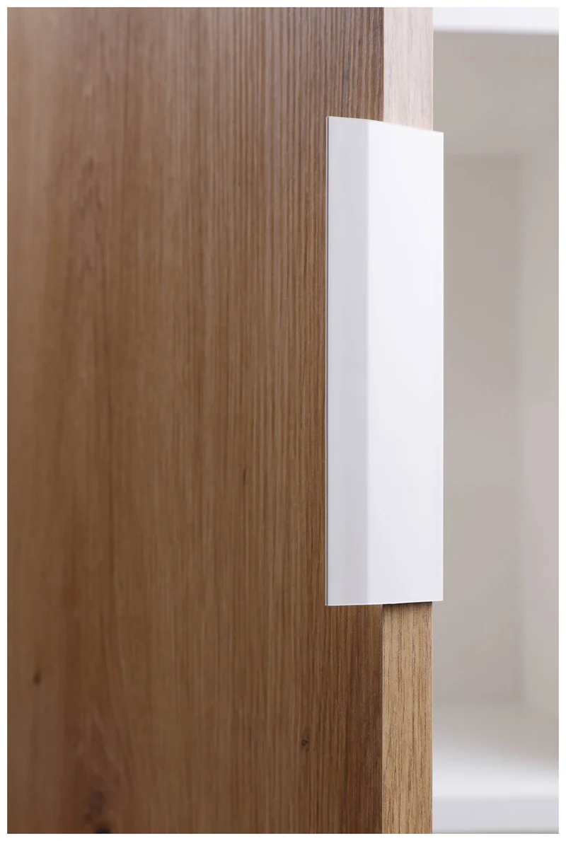 Regal Bücherregal PEPETO 2TW mit 2 Türen Optik: Weiß / Artisan Eiche