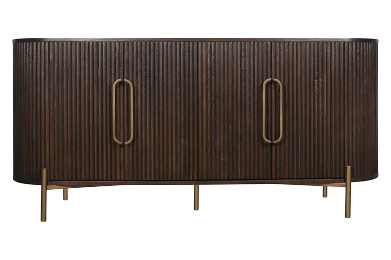 Sideboard Luxor Eiche braun mit 4 Türen & Softclose Richmond
