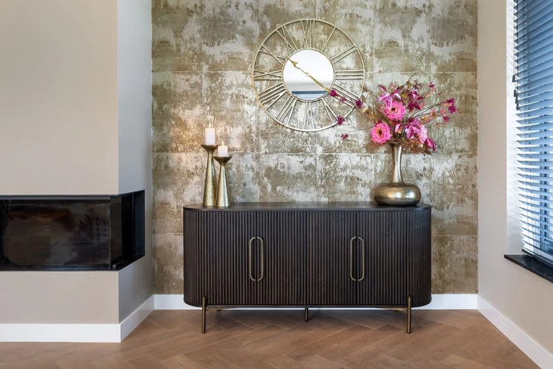 Sideboard Luxor Eiche braun mit 4 Türen & Softclose Richmond